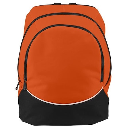 Augusta Medical Systems Llc Augusta 1915A-Orange- Black- White-ALL Large Tri-Color Backpack; Orange-Black-White 1915A_Orange/ Black/ White_ALL